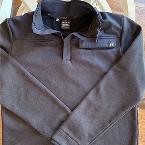 Under Armour Youth XL Black Half-Zip Performance Pullover